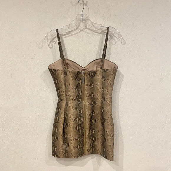 Mistress Rocks Snakeskin Print Mini Dress Size Small EUC - Picture 5 of 5